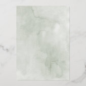 Invitation En Aluminium Boho Tropical Love Mariage Or (Verso)