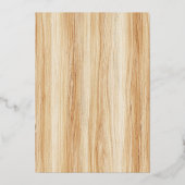 Invitation En Aluminium Bois Cross Boho Pampas Eucalyptus Baptême de la ma (Verso)