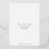 Invitation En Aluminium Boissons, nourriture et mauvais mouvements de dans (Verso)