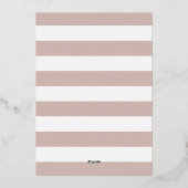 Invitation En Aluminium Bonjour 40 | Jalon fête d'anniversaire (Verso)