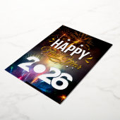 Invitation En Aluminium Bonne année (Rotation)