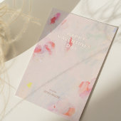 Invitation En Aluminium Bonne Valentines Day Abstrait Art Foil Card