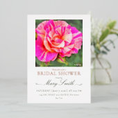 Invitation En Aluminium Bridal Shower (Rosa Edgar Degas) (Debout devant)