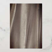 Invitation En Aluminium Bronze Argent et noir abstrait (Verso)