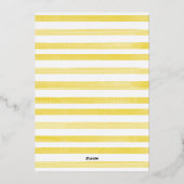 Invitation En Aluminium Brouiller | Fête des mariées principale de courge  (Verso)