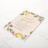 Invitation En Aluminium Brouiller | Fête des mariées principale de courge  (Rotation)