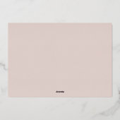 Invitation En Aluminium Brouiller | Photo Strip Graduation Party Gold (Verso)