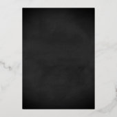 Invitation En Aluminium Brunch & Bubbly Confetti Fête des mariées Real (Verso)