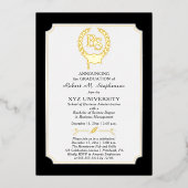 Invitation En Aluminium BS - Baccalauréat en sciences Diplôme College (Recto)