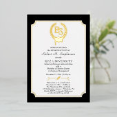 Invitation En Aluminium BS - Baccalauréat en sciences Diplôme College (Debout devant)