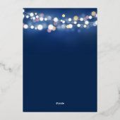 Invitation En Aluminium Bubbly & Brunch Elegant Champagne & Brunch (Verso)