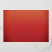 Invitation En Aluminium Burnt Orange Gold PhD (Verso)