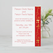 Invitation En Aluminium Ça s'ajoute à l'invitation de cerisier (Debout devant)