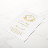 Invitation En Aluminium cadre de verdure élégant Première communion (Rotation)