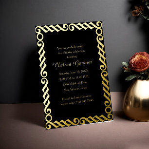Invitation En Aluminium Cadre Simple Minimaliste Sophistiqué