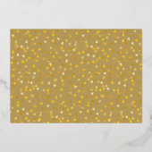 Invitation En Aluminium Calendrier Love Heart Enregistrer la date Gold (Verso)