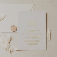 Calligraphie I Do BBQ Engagement Party Gold