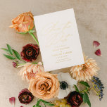 Invitation En Aluminium Calligraphie Minimale Moderne Mariage Enregistrer<br><div class="desc">Annoncez la bonne nouvelle dans le style avec cette carte de date intemporelle avec l'élégante calligraphie stylisée et le type classique. Le revers de la page offre plus de place pour les détails supplémentaires que vous souhaiteriez fournir à vos invités.</div>