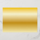 Invitation En Aluminium Calligraphie moderne Black & Gold 21'st Birthday (Verso)