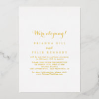 Calligraphie moderne Elopeption or