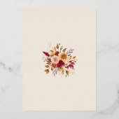 Invitation En Aluminium Calligraphie moderne Photo Enregistrer la date (Verso)