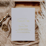 Invitation En Aluminium Calligraphie moderne Sweet 16 Anniversaire de fête<br><div class="desc">Cette calligraphie moderne douce 16 anniversaire invitation en feuille d'or est parfait pour un événement moderne. Le design sobre et élégant présente une typographie de script classique et sophistiquée en feuille d'or.</div>
