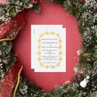 Invitation En Aluminium Calligraphie Renaissance Renfair Mariage