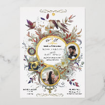 Calligraphie romantique monogramme photo mariage