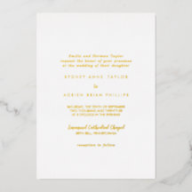 Calligraphie simple Mariage traditionnel Or