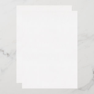 Invitation En Aluminium Calligraphie simple Or Mariage avant et arrière