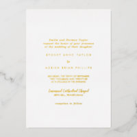 Calligraphie simple Or Mariage traditionnel