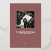 Invitation En Aluminium Capture Amour Mariage Enregistrer la date (Verso)