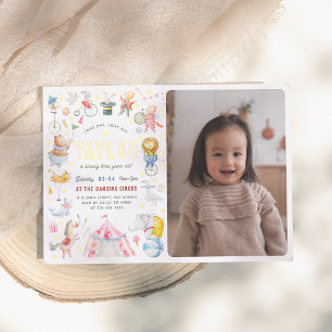 Invitation En Aluminium Carnaval animal brillant Carnaval Photo