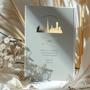 Invitation En Aluminium Carton d'invitation de mariage à Dubaï aux Émirats