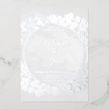 Carton d'invitation de mariage Floral Signature Gr