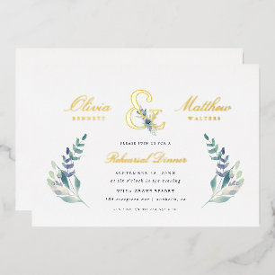Invitation En Aluminium Carton d'invitation en papier d'aluminium pour dîn