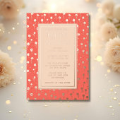 Invitation En Aluminium Cartons d'invitation de douche de mariée Floral Pe