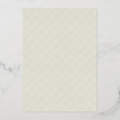 Invitation En Aluminium Casquette d'or ID834 (Verso)