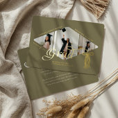 Invitation En Aluminium Casquette Grad Bow & Tassel Photo Collage Faire-pa
