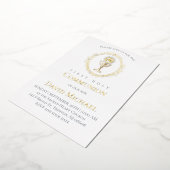 Invitation En Aluminium catholic first communion Eucharist (Rotation)