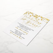 Invitation En Aluminium Célébration de 50 ans 50e anniversaire de mariage (Rotation)