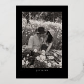 Invitation En Aluminium Célébration du 50ème anniversaire Photo (Verso)