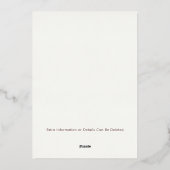 Invitation En Aluminium Célébration du dîner de Thanksgiving Citrouilles A (Verso)