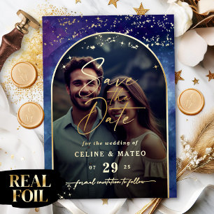 Invitation En Aluminium Celine • Céleste Annonce de Date de Mariage avec V