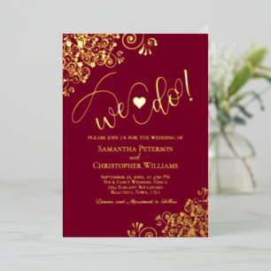 Invitation En Aluminium C'Est Ce Que Nous Faisons ! Cute Mariage moderne B