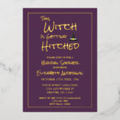 Invitation En Aluminium Cette Sorcière Obtient Fête des mariées (Recto)