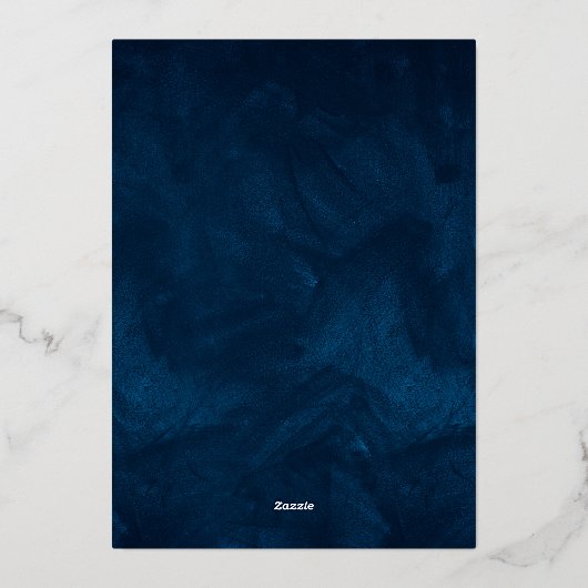 Invitation En Aluminium Chaîne de lumière moderne Script de ménage Partie (Verso)