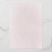 Invitation En Aluminium Chalice Host First Communion girl (Verso)