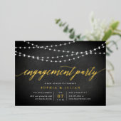 Invitation En Aluminium Chalkboard Garland (Debout devant)