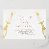 Invitation En Aluminium Champagne (Recto)